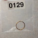 Vintage CopperTone Filigree Heart Band Stacking Ring Size 9 Sweetheart Jewelry Gold Photo 8