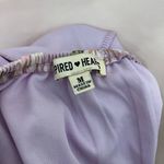 Floral Puff Sleeve Jumpsuit Purple Size M Photo 6