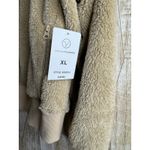 VOGO Womens Teddy Fleece Zip Up Hoodie Jacket Camel XL Style 5005534 Tan Photo 1
