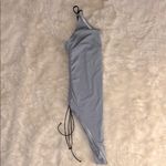 SheIn Blue Adjustable Sides One Piece Swimsuit Photo 4