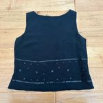 Valerie Stevens Valerie by Valerie Steven’s 100% Silk Embroidered Sequin Blouse Size S Photo 1