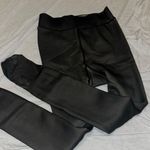 Footed Fleece Tights. Black Photo 0