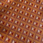 ZARA Women  HIGH‎ RISE FLARED JACQUARD PANTS ORANGE MULTI 70s Photo 11