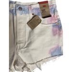 Levi's Levi’s 501 Pastel Tie-Dye High Rise Cutoff Jean Shorts Size 31 Photo 3