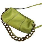 MANU ATELIER Mini Cylinder Bag Green crossbody chain Photo 4