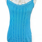 Maurice's Teal Lace Cami Fairy Core Cottage Core Y2K Basic Layering Size Medium Photo 0