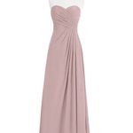 Azazie NEW ‎ ARABELLA ALLURE VINTAGE MAUVE DRESS WOMENS SZ 10 FLOOR LENGTH… Photo 7