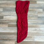 Misha Collection Red Pia Midi Dress Size 2 Photo 4