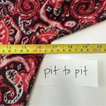 Anthropologie Maeve Paisley Print Metallic Knit Belted A Line Dress Size Medium Photo 12