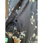 Madewell  Button-Front Day Romper in Daisies Black Floral Size M Photo 2