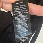 Good American NWT Black DayNight Ribbed Wrap Midi Dress - Size 7 (4XL) Photo 4