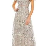 Mac Duggal NWT Embellished Ruffled Cap Sleeve A Line Women’s Dress Sz 14 #68262 Photo 0