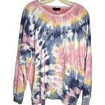 Modern Canvas Tie Dye Shirt Pink Size XXL Photo 0