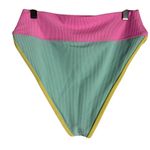 Beach Riot Emmy Pastel Macaron Colorblock High Waisted Bikini Bikini Bottoms L Photo 8
