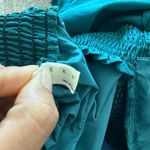 Elegant Teal Long Sleeve Dress Green Size L Photo 1