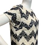 Talbots Women’s 8P Crochet Embroidered Lace Shift Chevron Lined Dress Photo 2