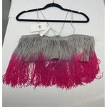 Lisa Maree Sleeping‎ Beauty Fringe Top Size Medium NWT #1147 Photo 2