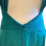 Calvin Klein  Teal Halter Formal/Simi Formal Chiffon Dress WORN ONCE Photo 4