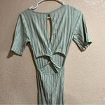 Jonathan Simkhai Philippa Ribbed Reversible Midi Dress Green Photo 7