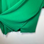 Lauren Ralph Lauren Women's Boat Neck Shirt Green Cotton Cuff Sleeve LRL FLAW 2X Photo 7