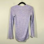 Wilfred Free Aritzia Women's Heather Blue V-neck Long Sleeve Top Size S Photo 7