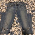American Eagle  jeans with wholes 2 x-long Photo 1