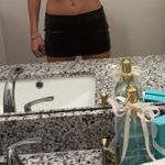 SheIn  Leather Skirt Mini Photo 2