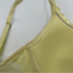 Victoria's Secret VICTORIA’S SECRET Bra Size 32D Body By Victoria Lined Demi Lace Yellow Lingerie Photo 8