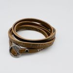 Leather Multiwrap Bracelet Brown Photo 0