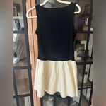 Anthropologie Drop hem ruffle mini dress camille ribbed poplin waist block bubble sleeveless Photo 7