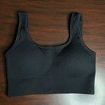 Bucked Up Ribbed Black Sports Bra Photo 0