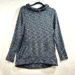 Calvin Klein  Womens Sweatshirt Hoodie Large Dark Gray Moisture‎ Wick Fleece Cowl Photo 0