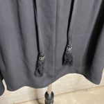 Daniel Rainn  Womens Black‎ V-Neck Pleated Long Sleeve Blouse Size Medium Photo 1