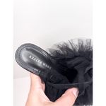 Azalea Wang Pointed Toe Heels Size 7 Black Birdie Fabric Upper Slip On Photo 5