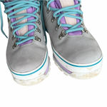 Timberland  Women's Gray and Lavender Leather Winter Boots Photo 6