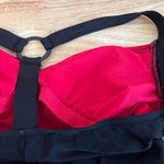 Aqua Green  Women's Red and Black Colorblock One Piece Swimsuit - Small - NWT Photo 4
