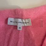 White + Warren Cashmere Hoodie in Pink Size XS Photo 3