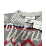 NWT Game of Thrones HBO Women’s XL Holiday Sweater Wolf Collectible Nostalgia Gray Photo 2