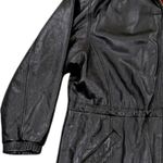 wilson's leather Wilson's 80's Vintage Leather Hooded Jacket GUC Size L    WF170 Photo 3