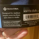 Members Mark Women's Seamless Sports Bra Racerback Removable
Cups Blue Tie Dye L Size L Photo 1