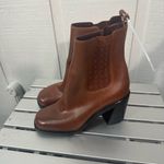 Franco Sarto  Boots Leather Heel 3.75” A Paula Brown Size 10M NWOT Photo 5