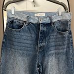 KanCan Blue Straight Leg Jeans with Striking Two Photo 1