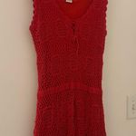 Monroe & Main red knit ankle length dress size M Size M Photo 1