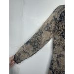 Women’s New York City Design Co Blouse Size L Paisley Sheer V Photo 1