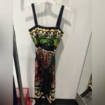 Farm Rio NWT Off-White Coconut Tree Flow Linen Ecovero Euroflax Midi Dress S Photo 2