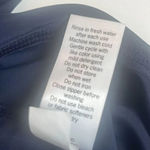 Athleta  Womens Half Zip UPF Swim Rash Guard Blue Long Sleeve Shirt Size L Swim Photo 6