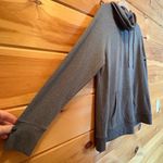 J Jill Cow Neck pullover size XS poly/spandex. Grey Blue Photo 4