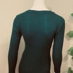 Heart and Hips Heart Hips Green Sweater Henley Dress Photo 7