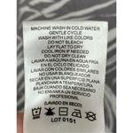 Hilary Radley  Women's Tropical Drawstring Waist T-Shirt Dress Gray Size Medium Photo 4