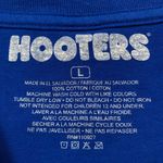 Hooters Blue T-Shirt, Size Large Photo 3
